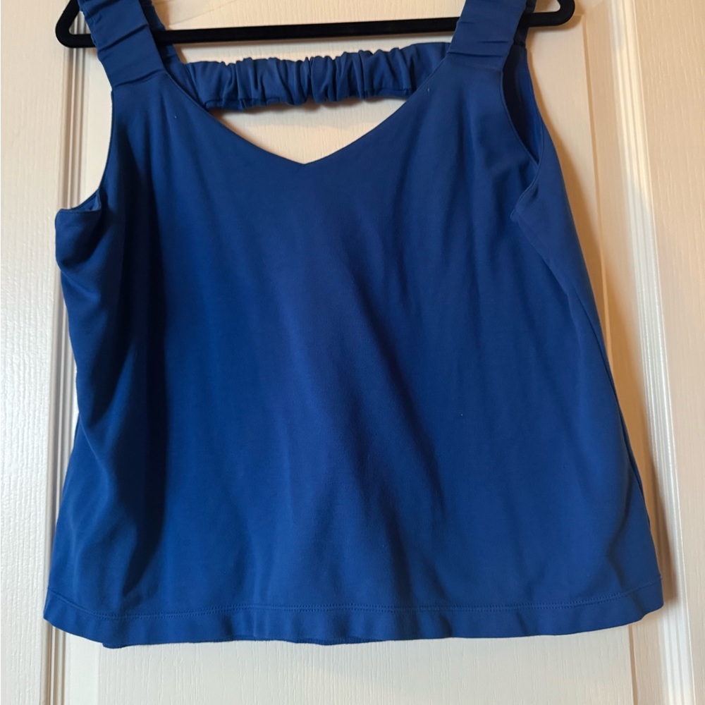 Melanie Lyne XL Royal Blue sleeveless Top
